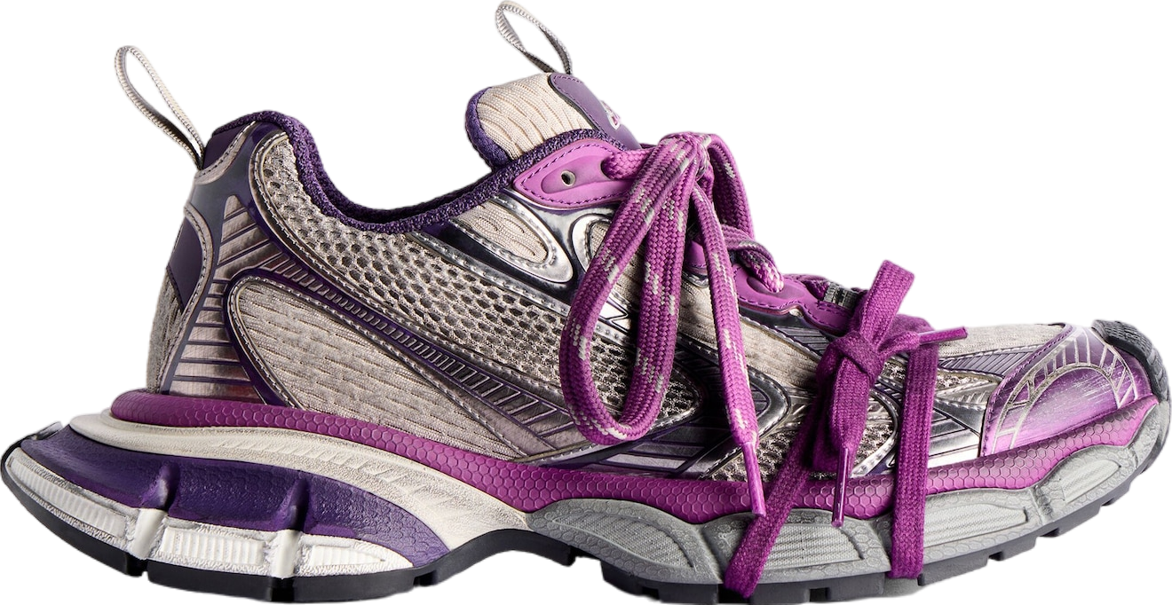 【BALENCIAGA】3XL Sneakers Grey Mix Blue Pink Balenciaga 3xl WMNS Grey / Blue / Pink - Oct 2024