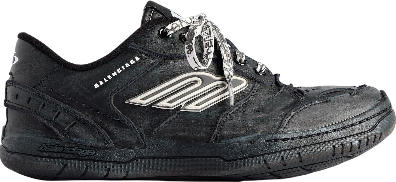【BALENCIAGA】Hamptons Worn-out Sneaker スニーカー Men's Hamptons Worn-out Sneaker in Black | Balenciaga US