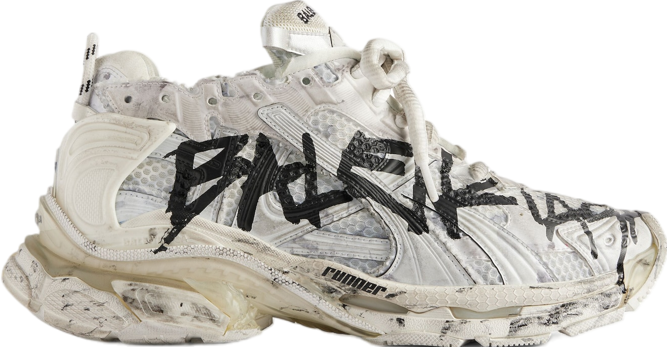 Balenciaga Runner Graffiti White