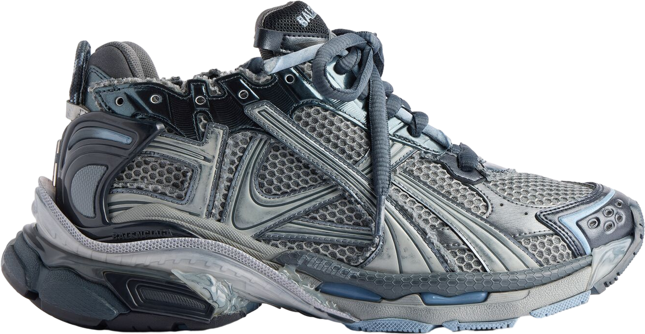 Balenciaga Runner Grey / Navy - Mar 2026 - 772774W3RMU1044