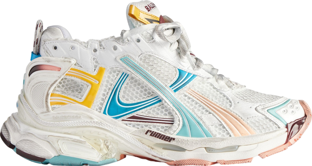 Balenciaga Runner WMNS White / Yellow / Blue