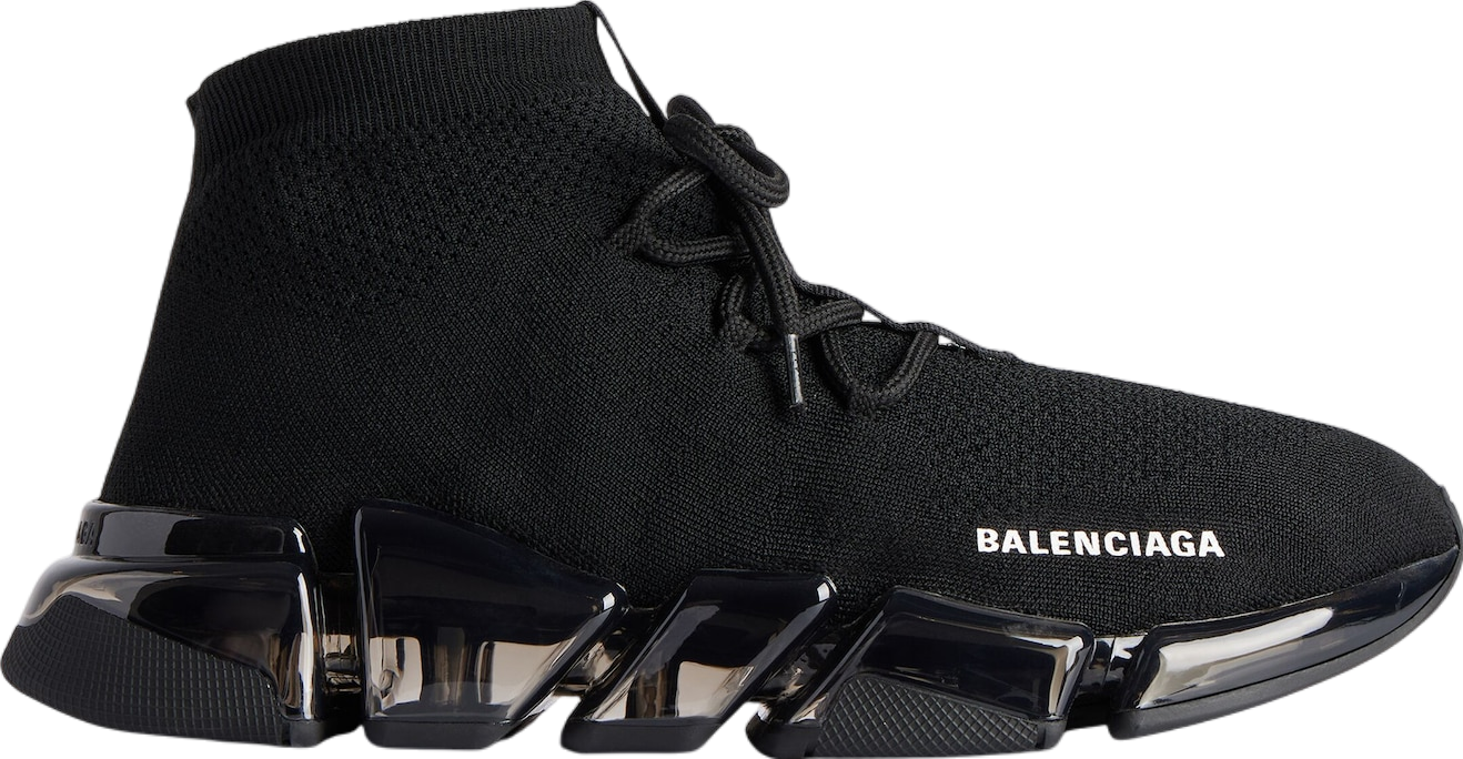 トップス vaporize 22fw net knit black Balenciaga Speed 2.0 Lace-Up Recycled Knit Black - Sep 2024