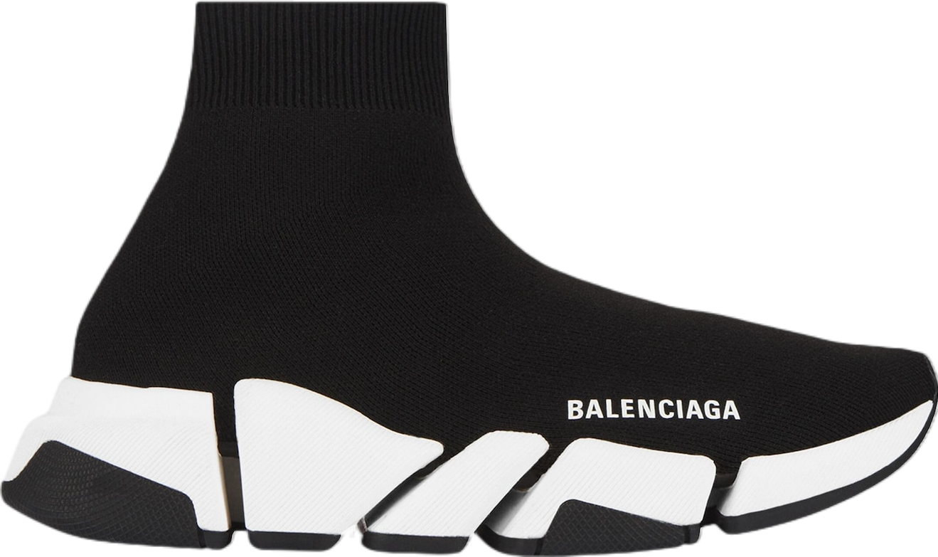 Balenciaga Speed 2.0 Recycled Knit Black / White