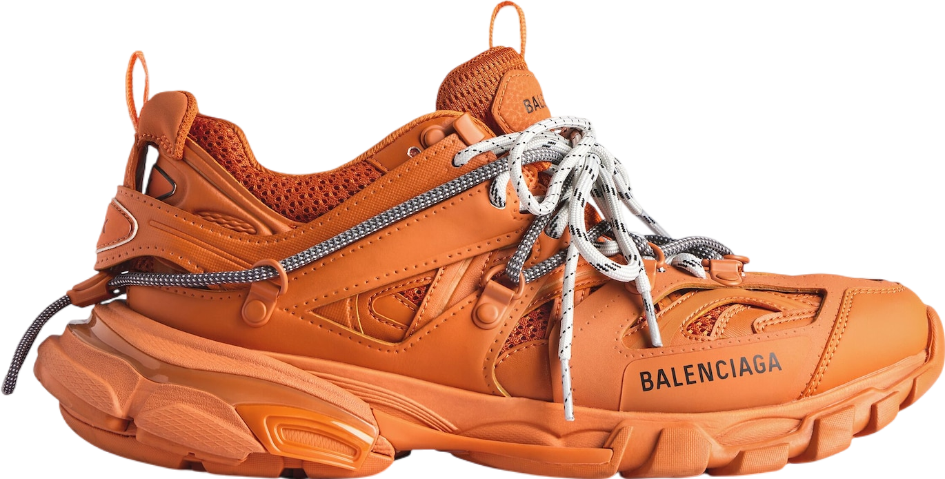 Balenciaga Track Trail Laces Black / Orange - Apr 2025