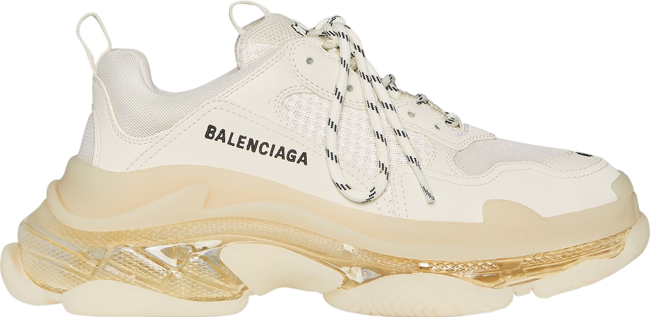 Balenciaga Triple S Clear Sole WMNS Beige / Clear