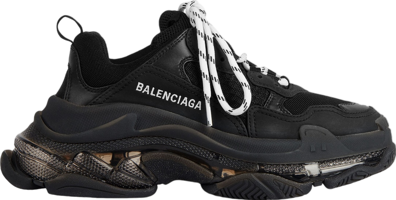 Balenciaga Triple S Clear Sole WMNS Black