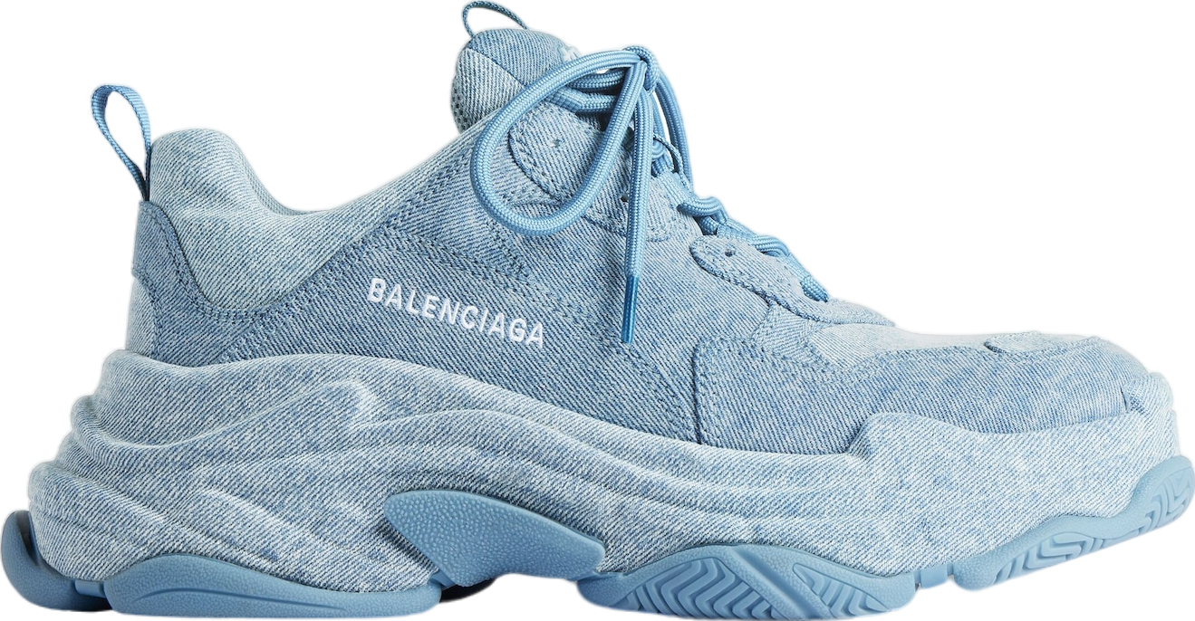 Balenciaga Triple S Denim WMNS Blue