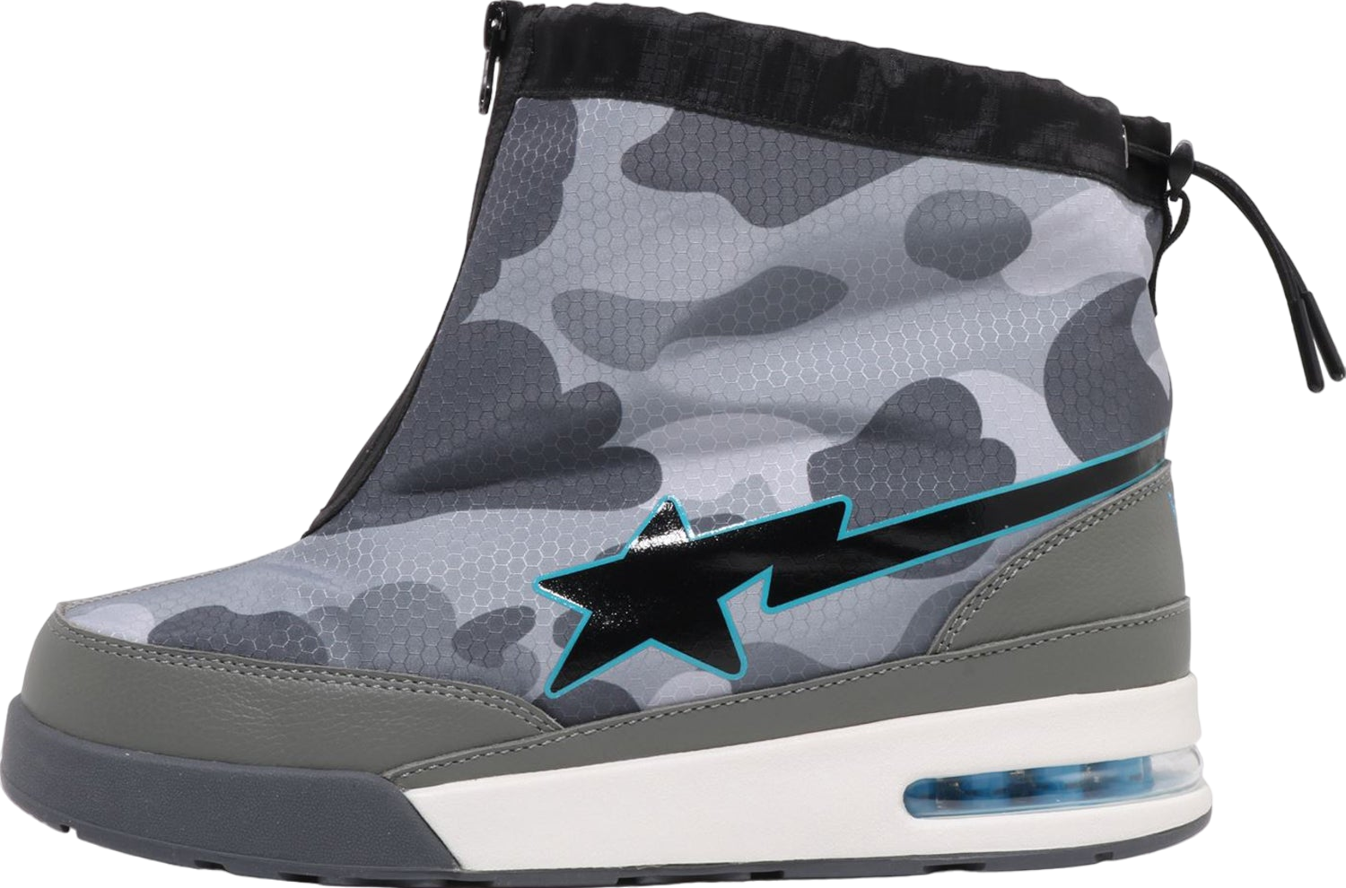 Bape Honeycomb Camo Zip Road Sta Gray - Nov 2023 - 1J30-191-004