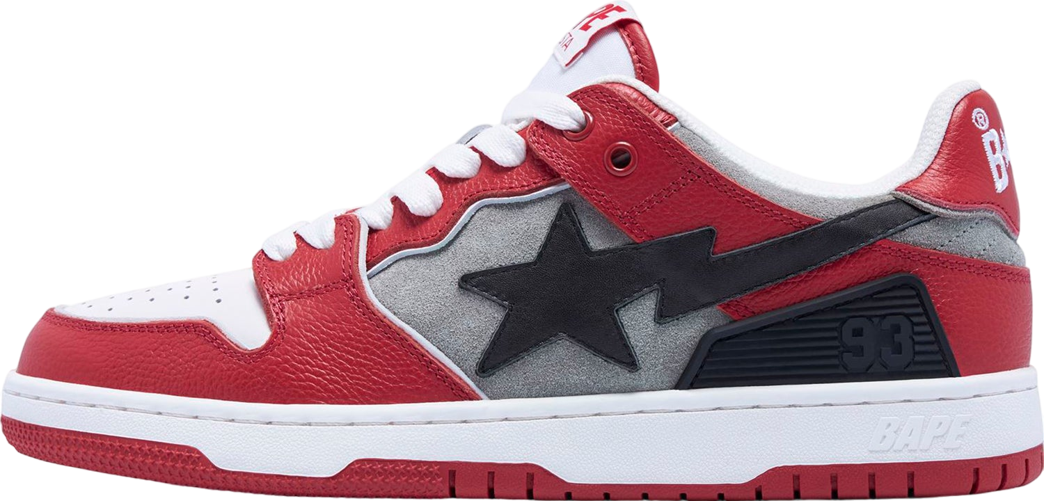 Bape Sk8 Sta #1 WMNS Red