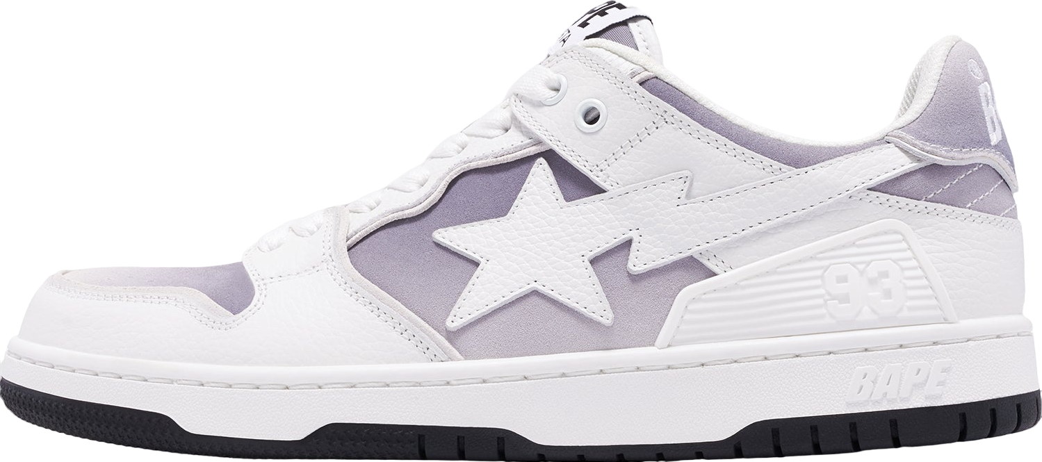 Bape Sk8 Sta #4 White / Gradient Mauve