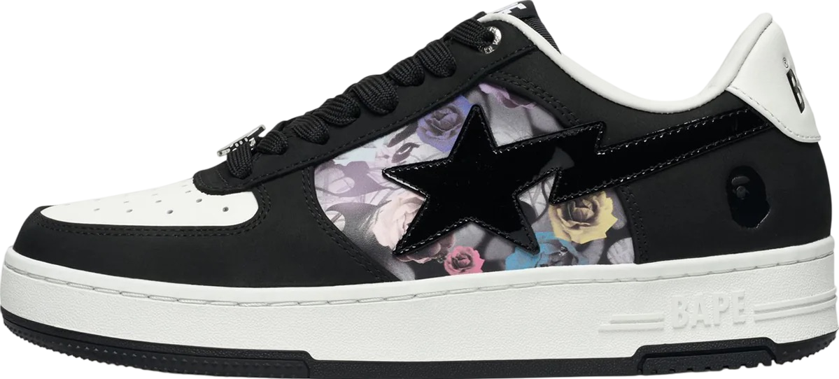 Bape Sta #2 Black / White / MultiColor Floral Print - Nov 2024