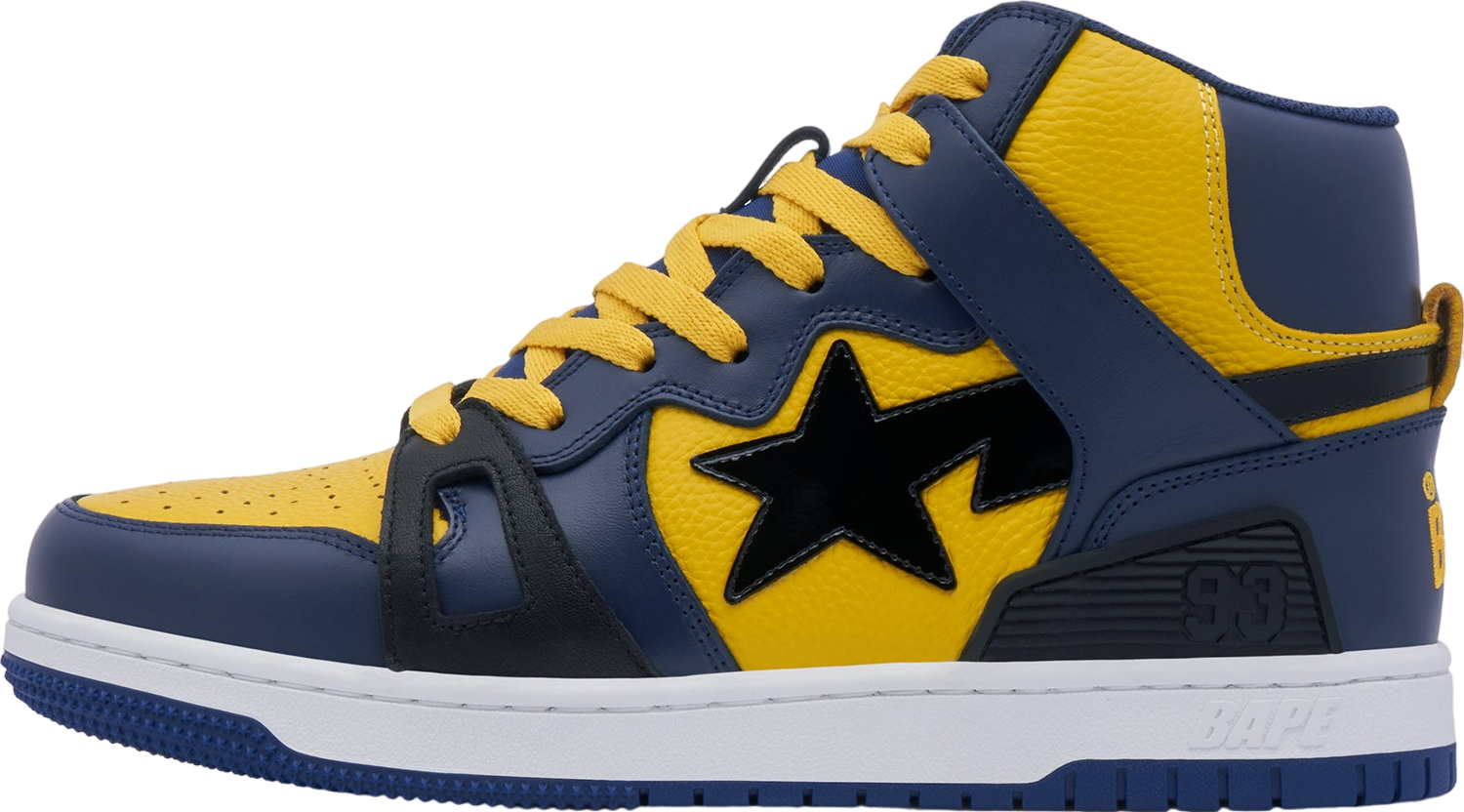 アルパカボール オールスター Bape Sta 93 HI Yellow - Nov 2023 - 1J30-191-019-Yellow