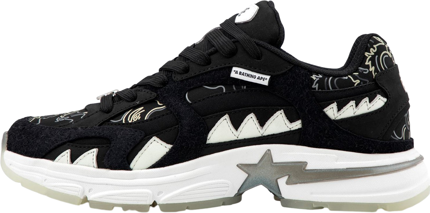 Bape X 88rising Shark Sta WMNS Black - Aug 2025 - 1L23-291