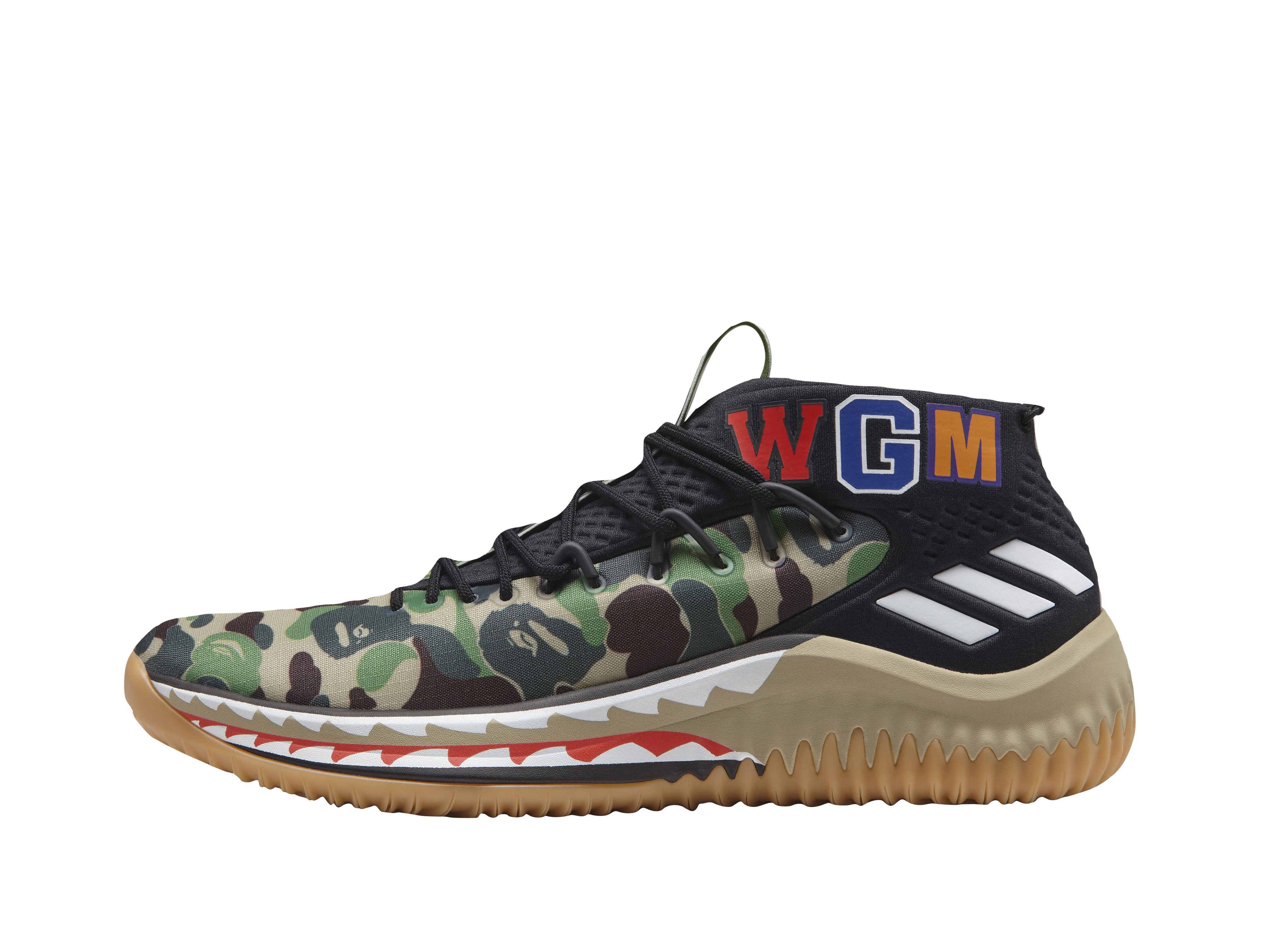 Bape x adidas Dame 4 Green Camo