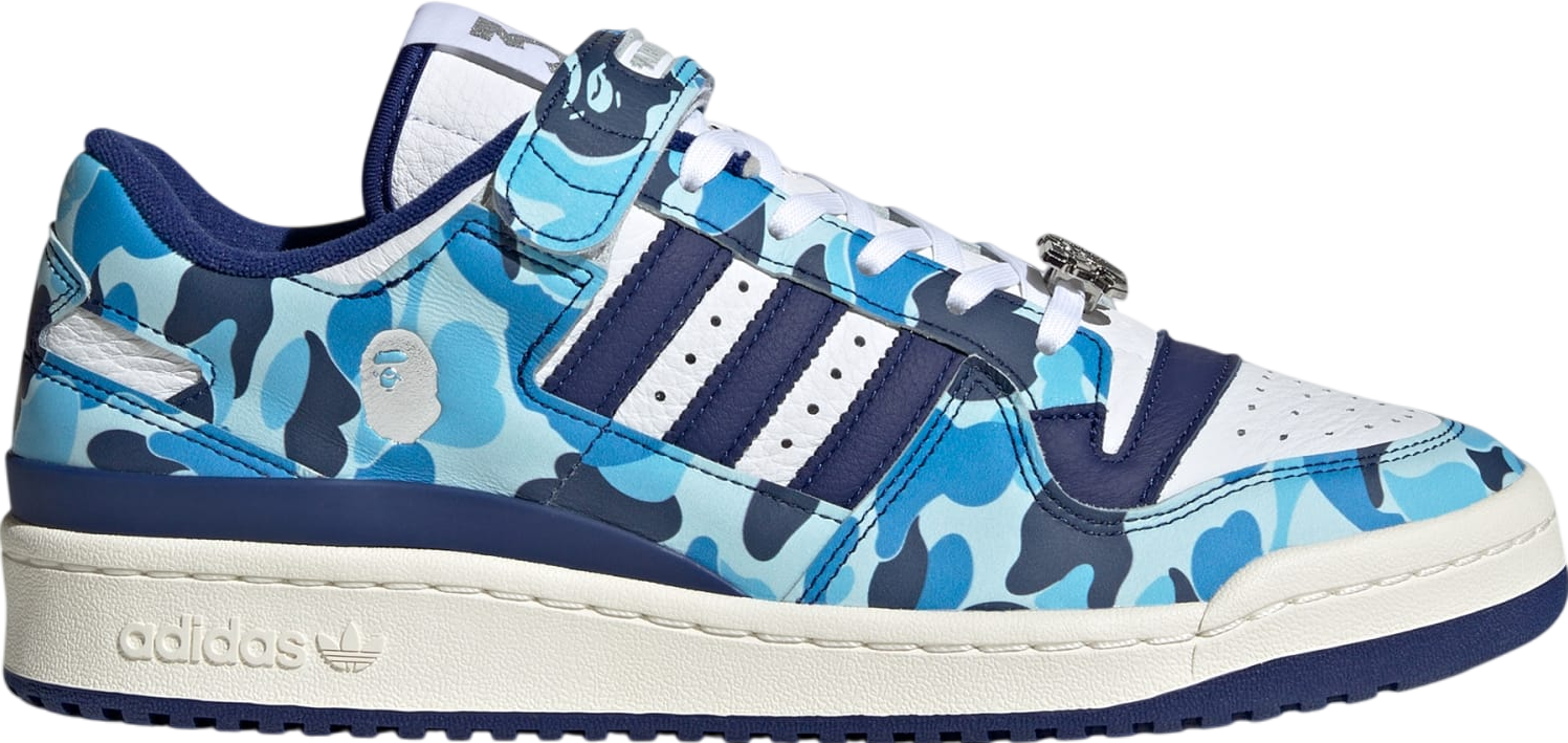 BAPE x adidas Forum 84 Low 30th Anniversary Blue Camo