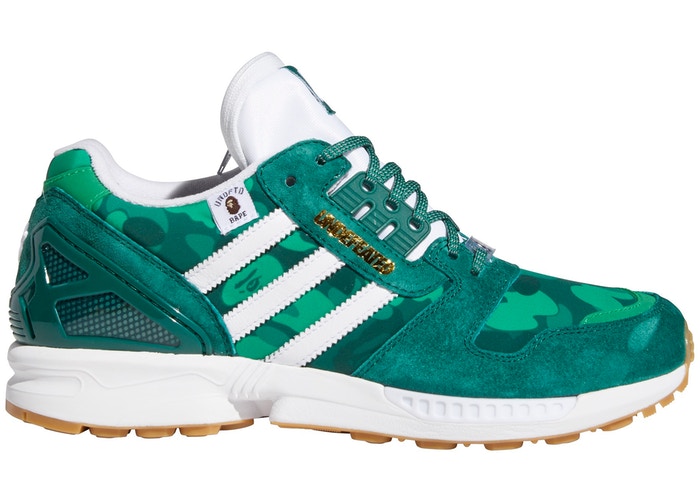 BAPE x Undefeated x adidas ZX 8000 Green