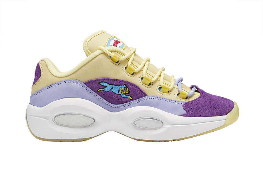 BBC x Reebok Question Low Running Dog Yellow Purple