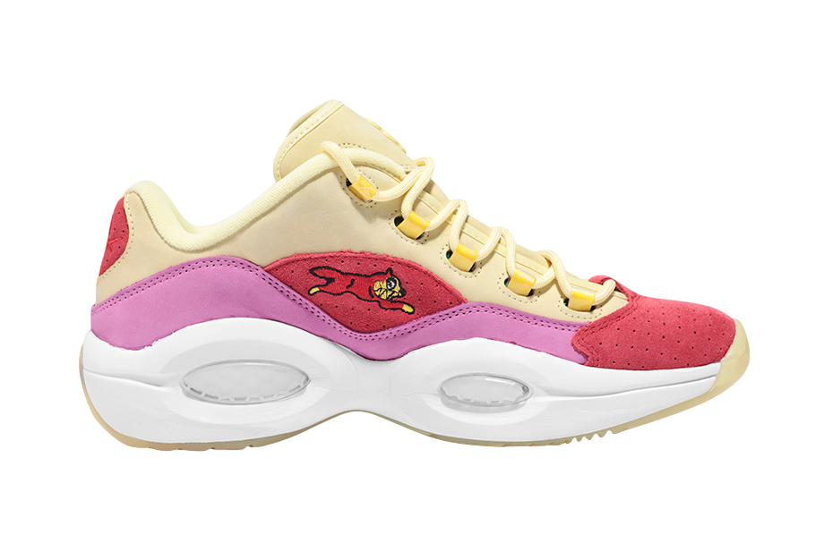 BBC x Reebok Question Low Running Dog Yellow Red Pink