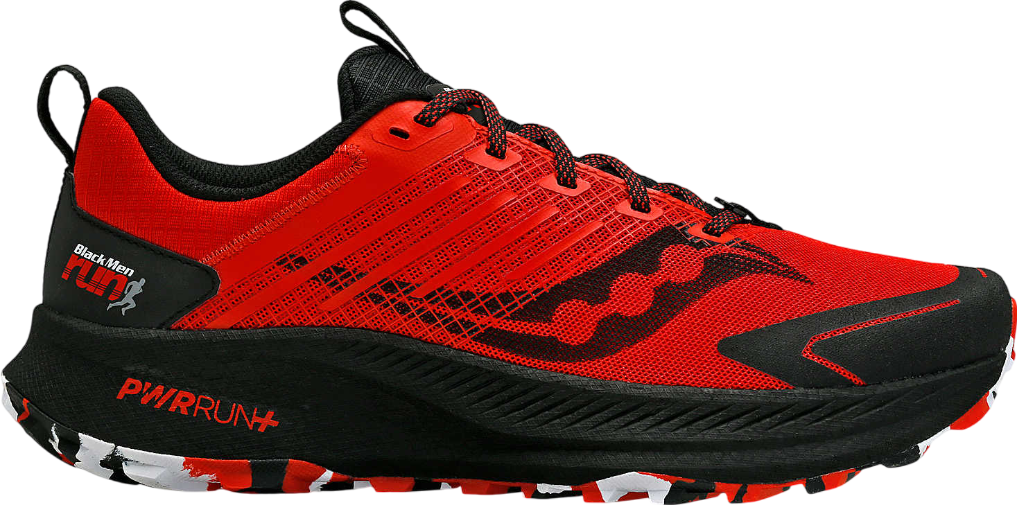 saucony black and red