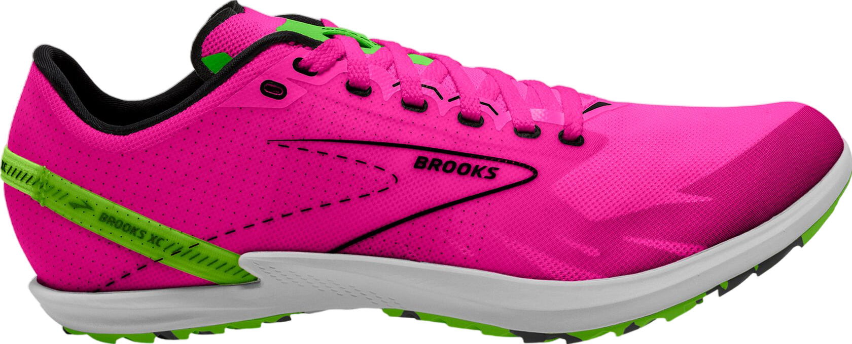 Brooks Draft XC Spikeless Pink Glo / Green