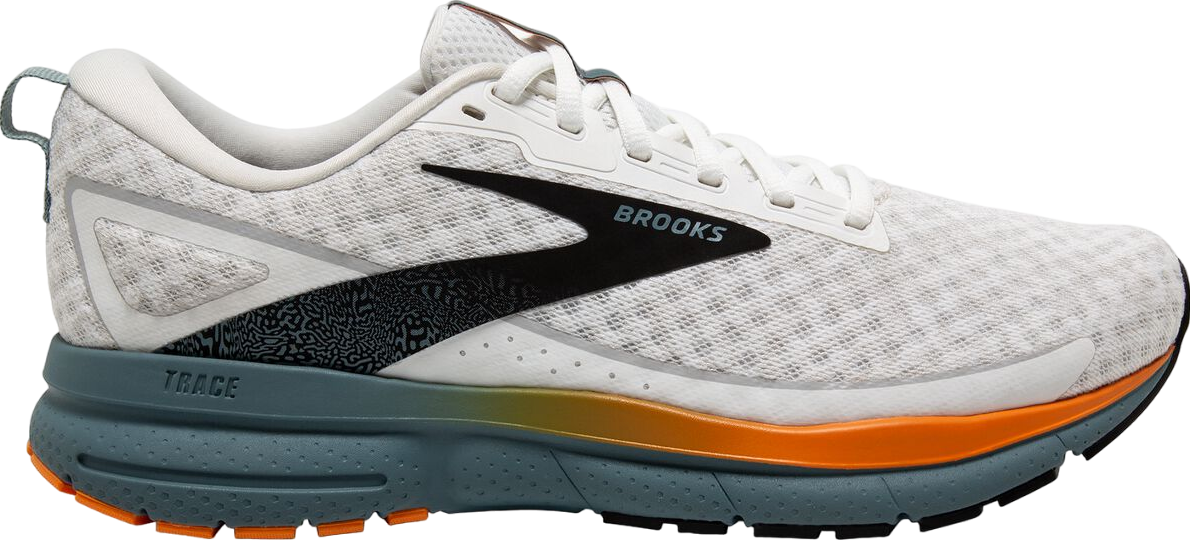 Brooks Trace 3 White / Orange