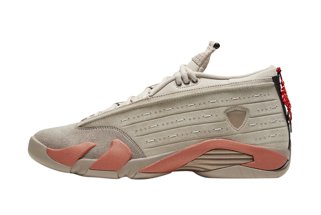 CLOT x Air Jordan 14 Low Terracotta