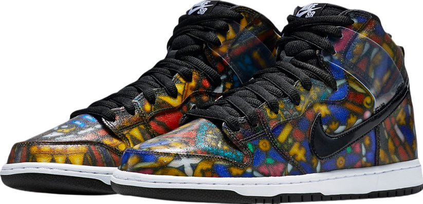 nike sb dunk stained glass