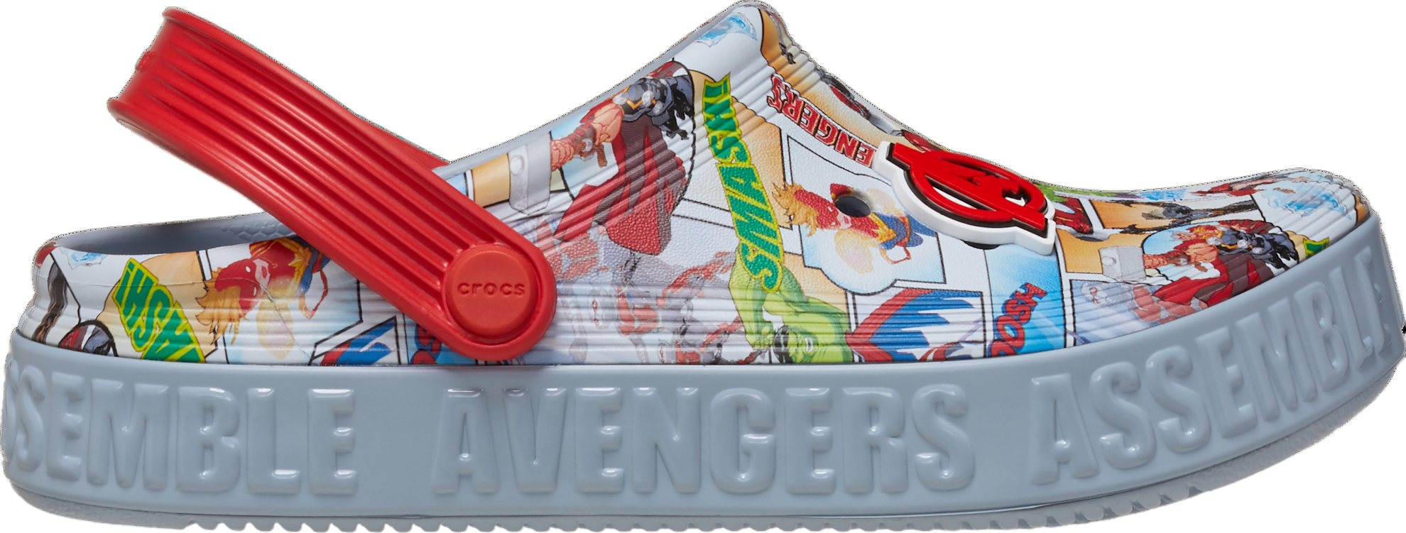 Crocs Avengers Off Court Clog GS Blue Grey