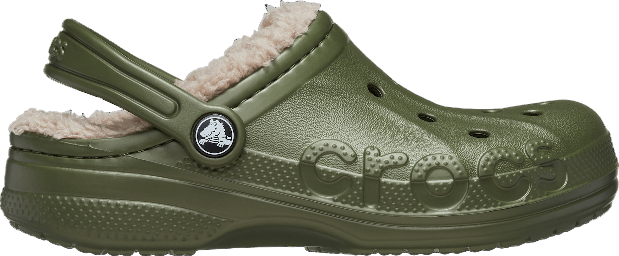 Crocs Baya Lined Clog GS Army Green