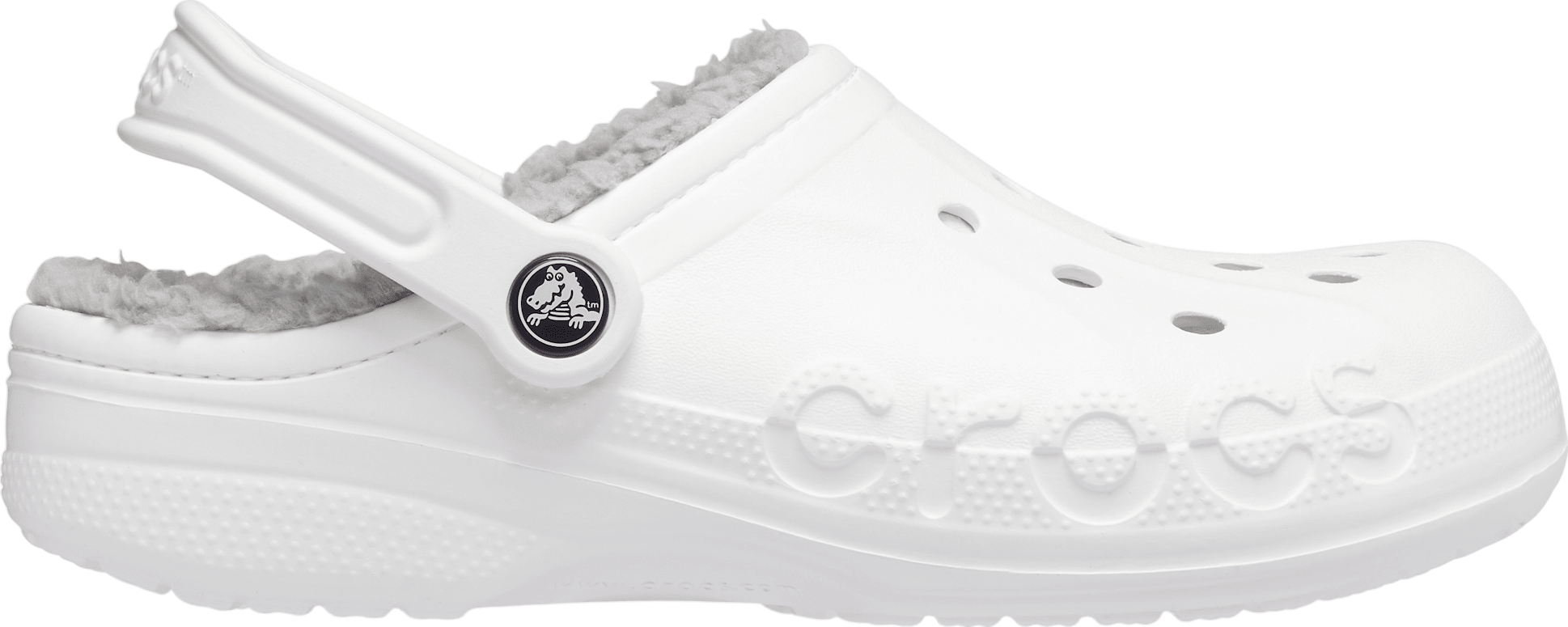 Crocs Baya Lined Clog White / Light Grey