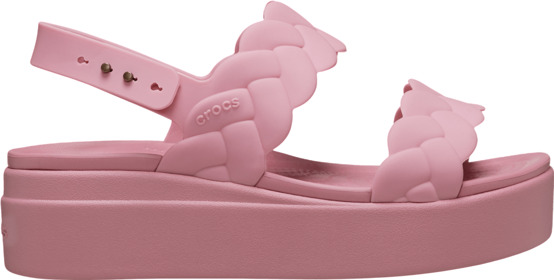 Crocs Brooklyn Woven Low Wedge WMNS Rosette - May 2024 - 209977