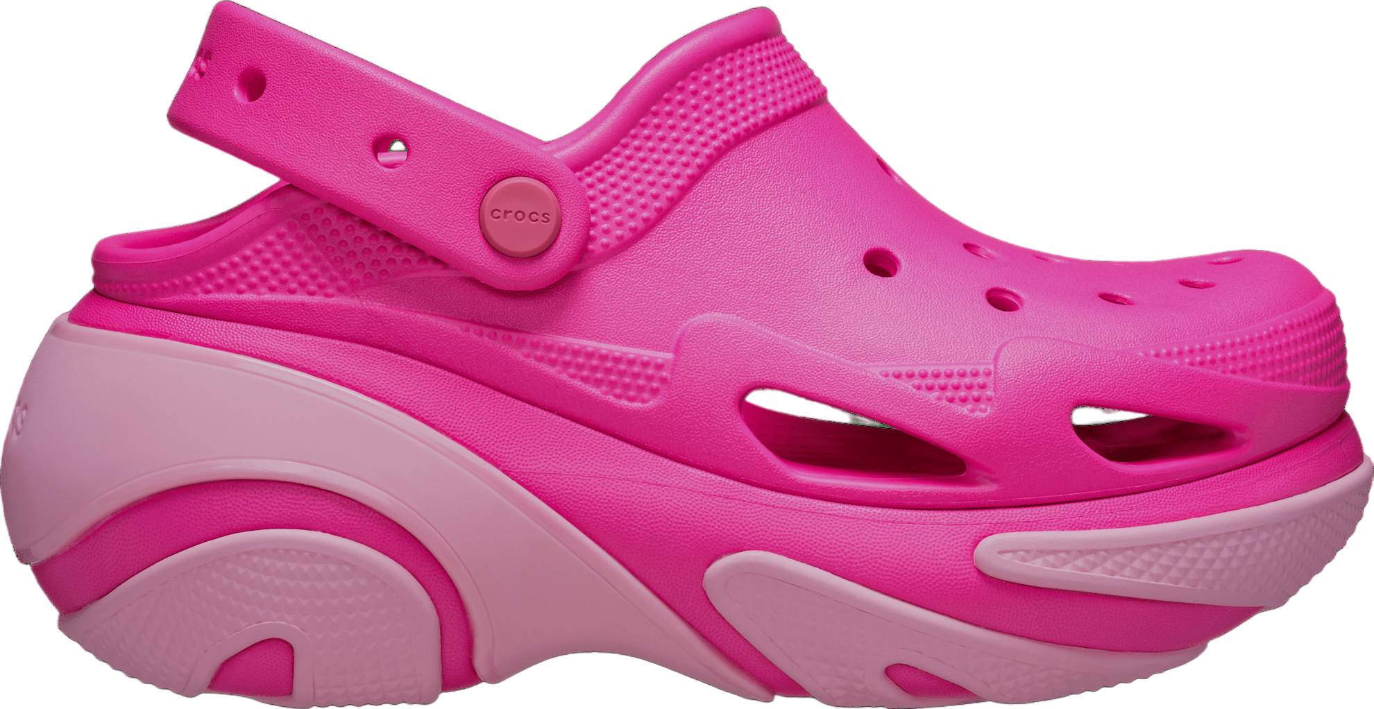 Crocs Bubble Crush Clog Pink Crush - Feb 2024 - 210061-6TW