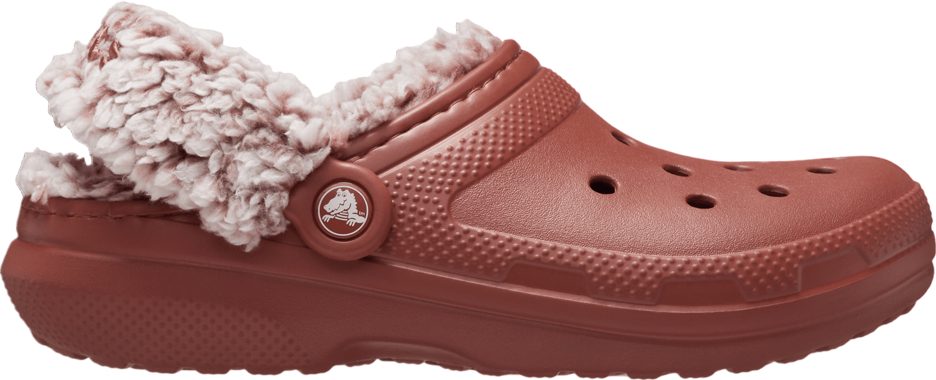 Plush fashion lined crocs