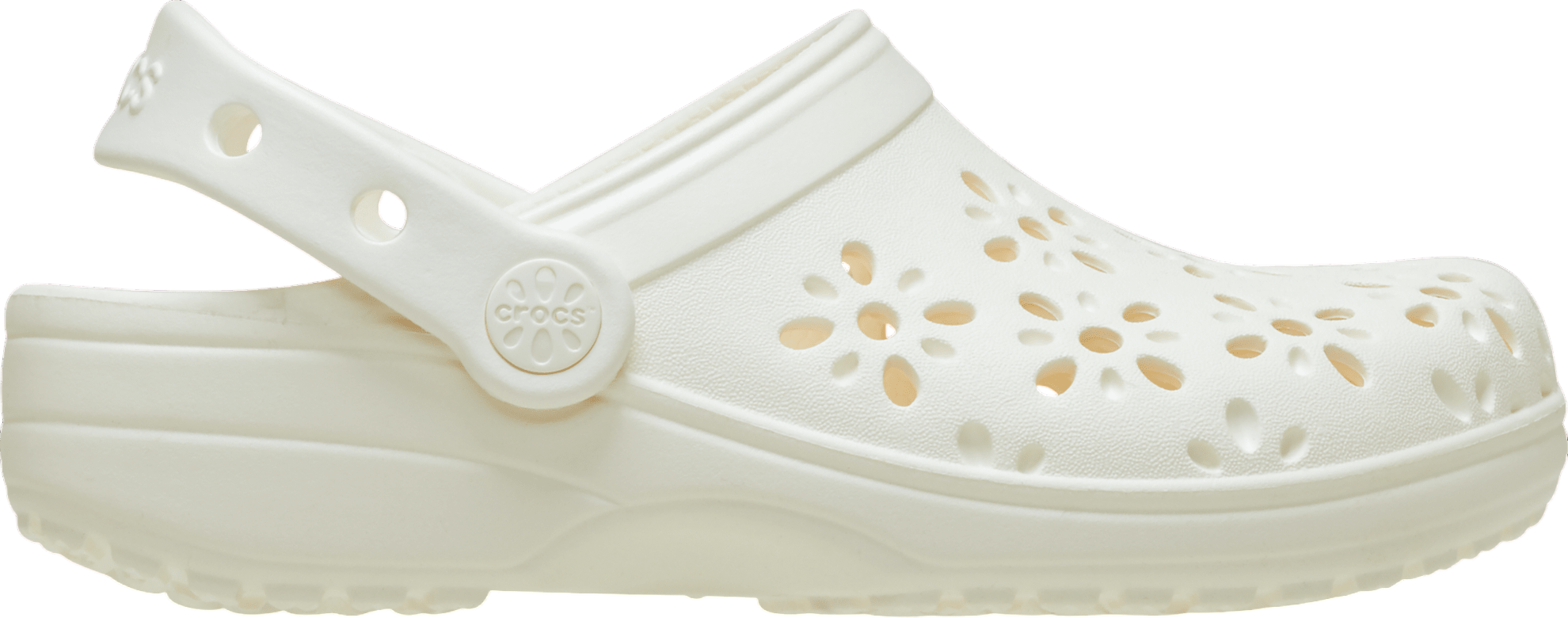 こぐページ Crocs Classic Floral Cut-Out Clog GS Chalk - Aug 2024