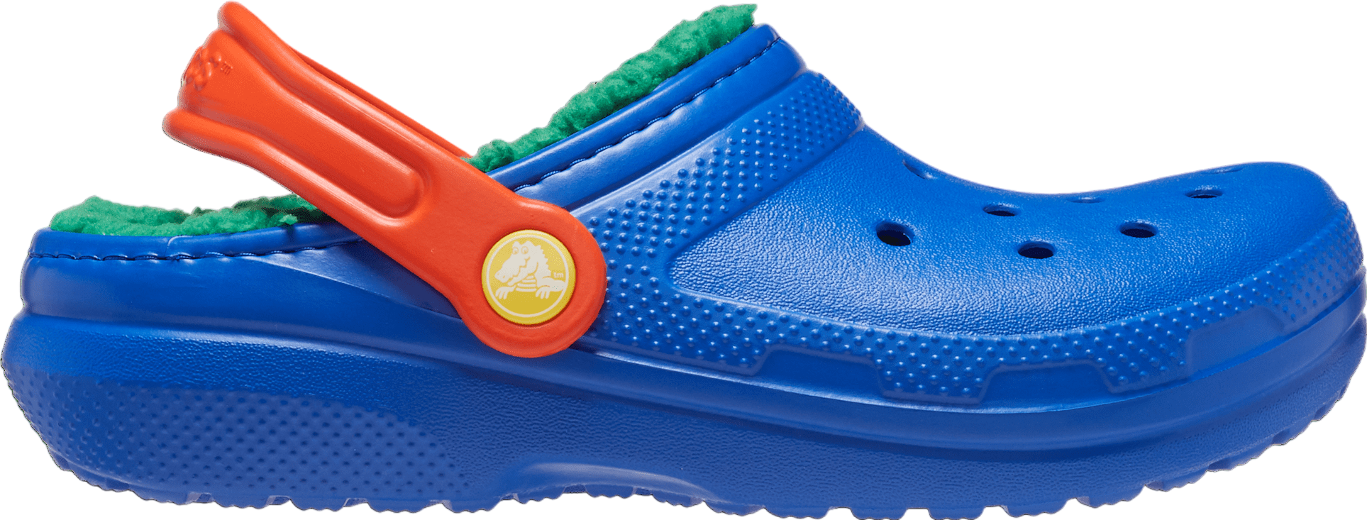 Crocs Classic Lined Clog GS Blue Bolt Multi Dec 2023 207010 4LB KicksOnFire