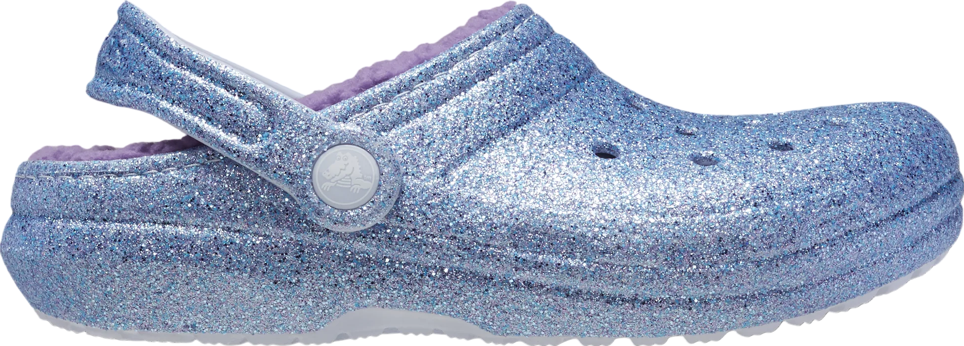 Crocs Classic Lined Glitter Clog GS Frosted Glitter