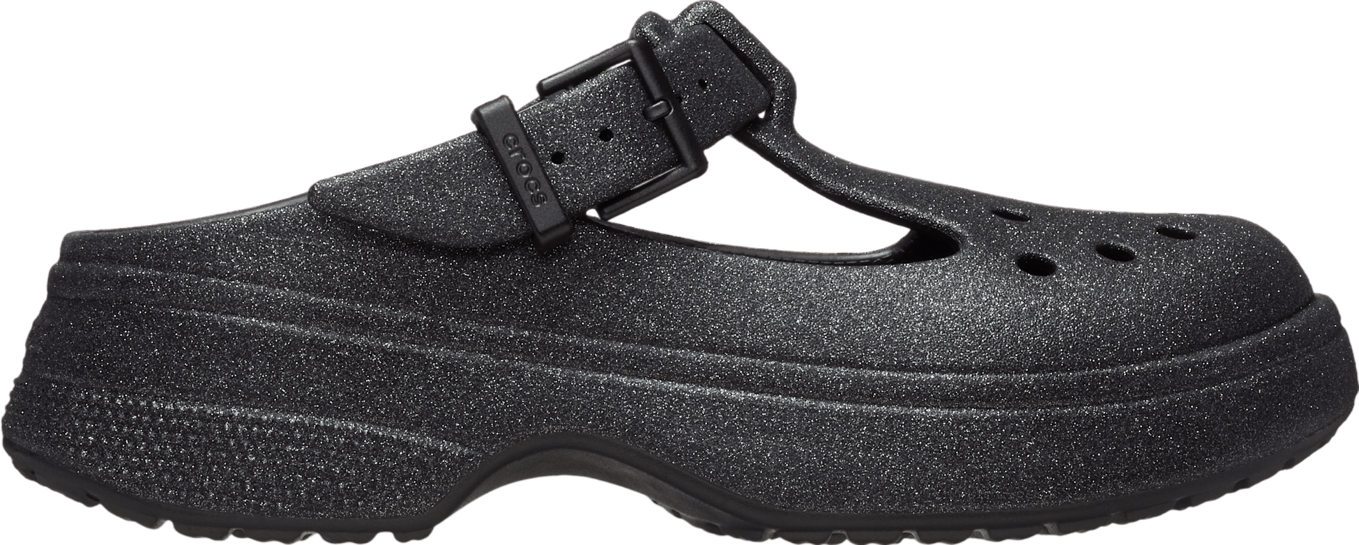 Crocs Classic Mary Jane Glitter Clog Black