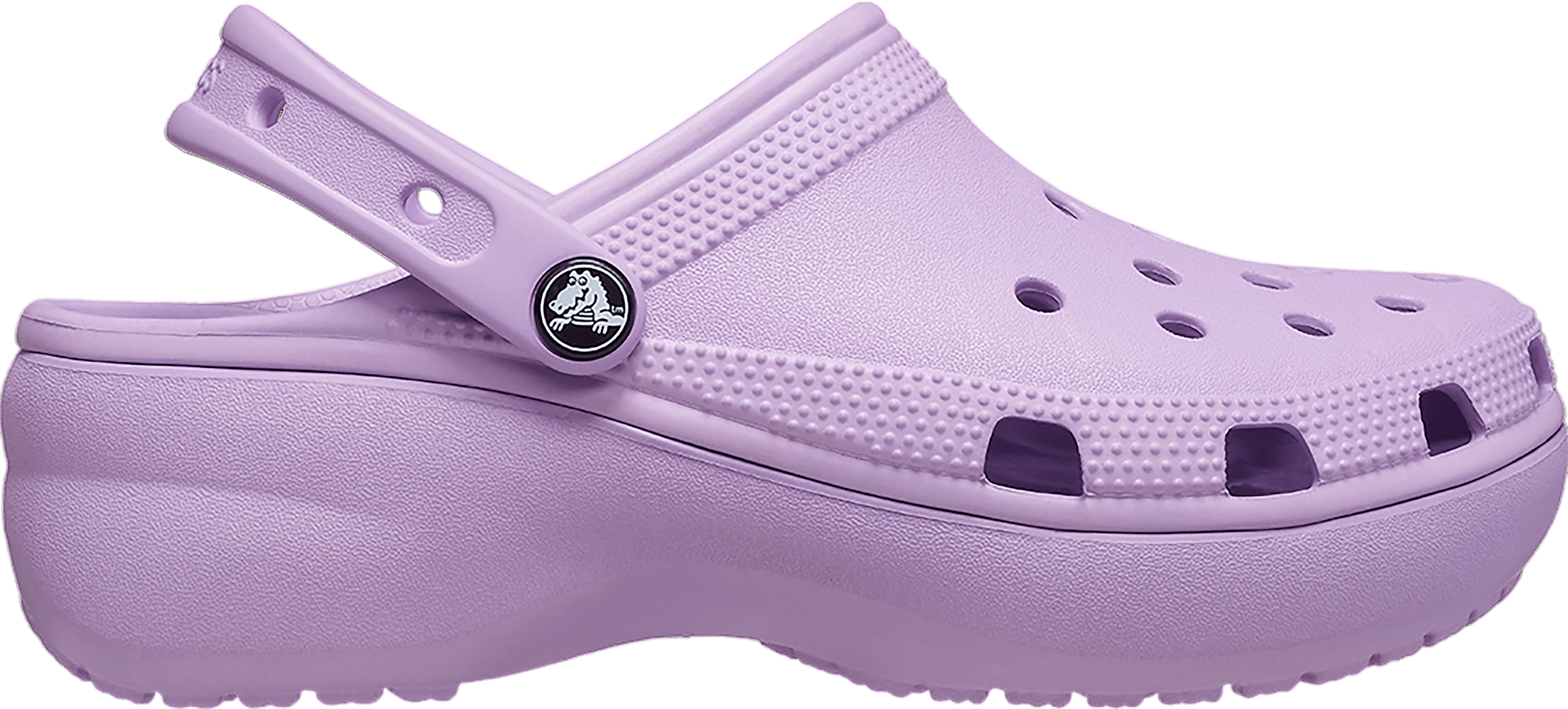 サンダル・ミュール Crocs Classic Platform Clog Women's Sandals White 206750-100 CROCS Classic Platform Clog Women's Size 10 White Slip On