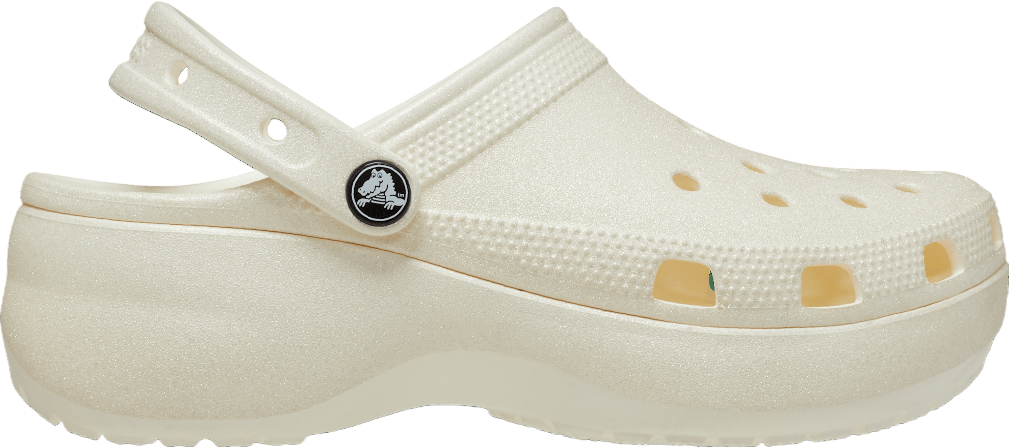 Crocs Classic Platform Glitter Clog WMNS Chalk - Aug 2023