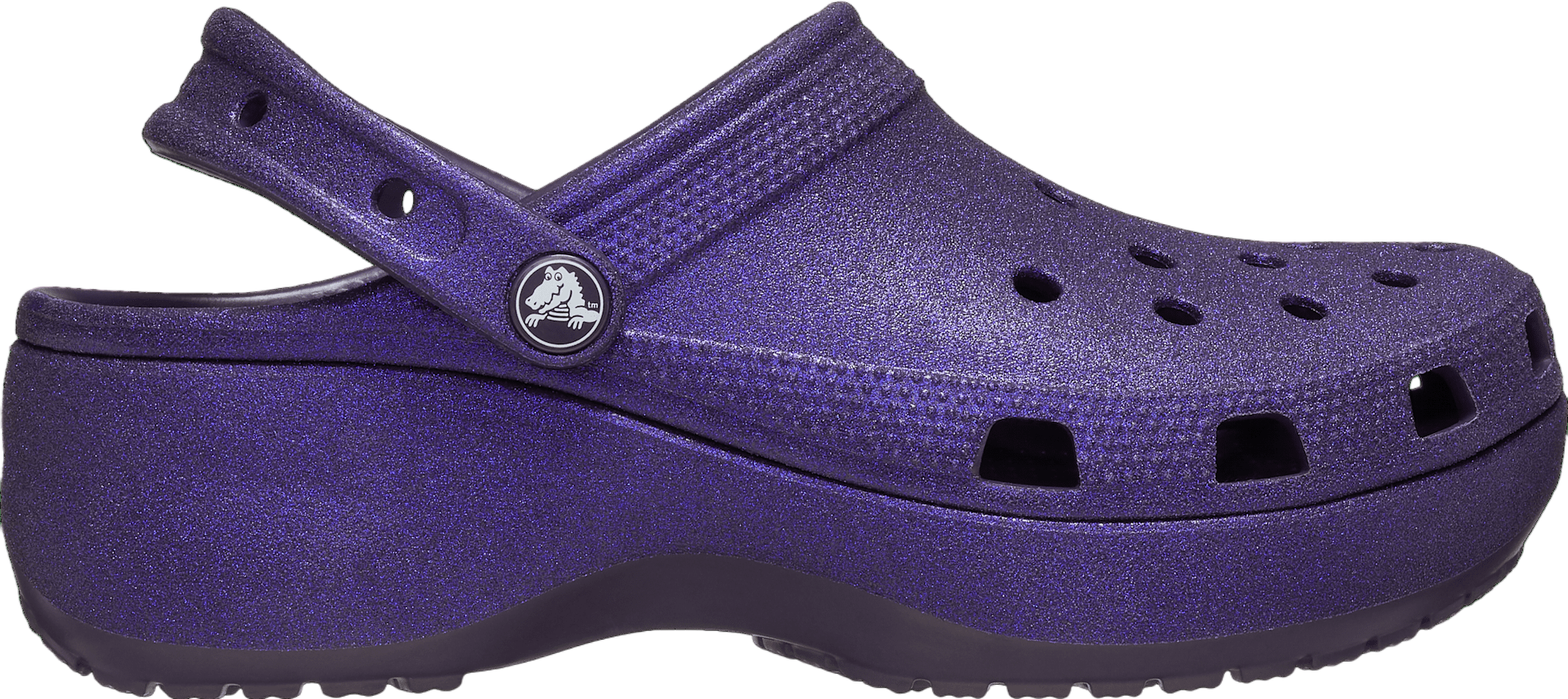 Crocs Classic Platform Glitter Clog WMNS Dark Iris