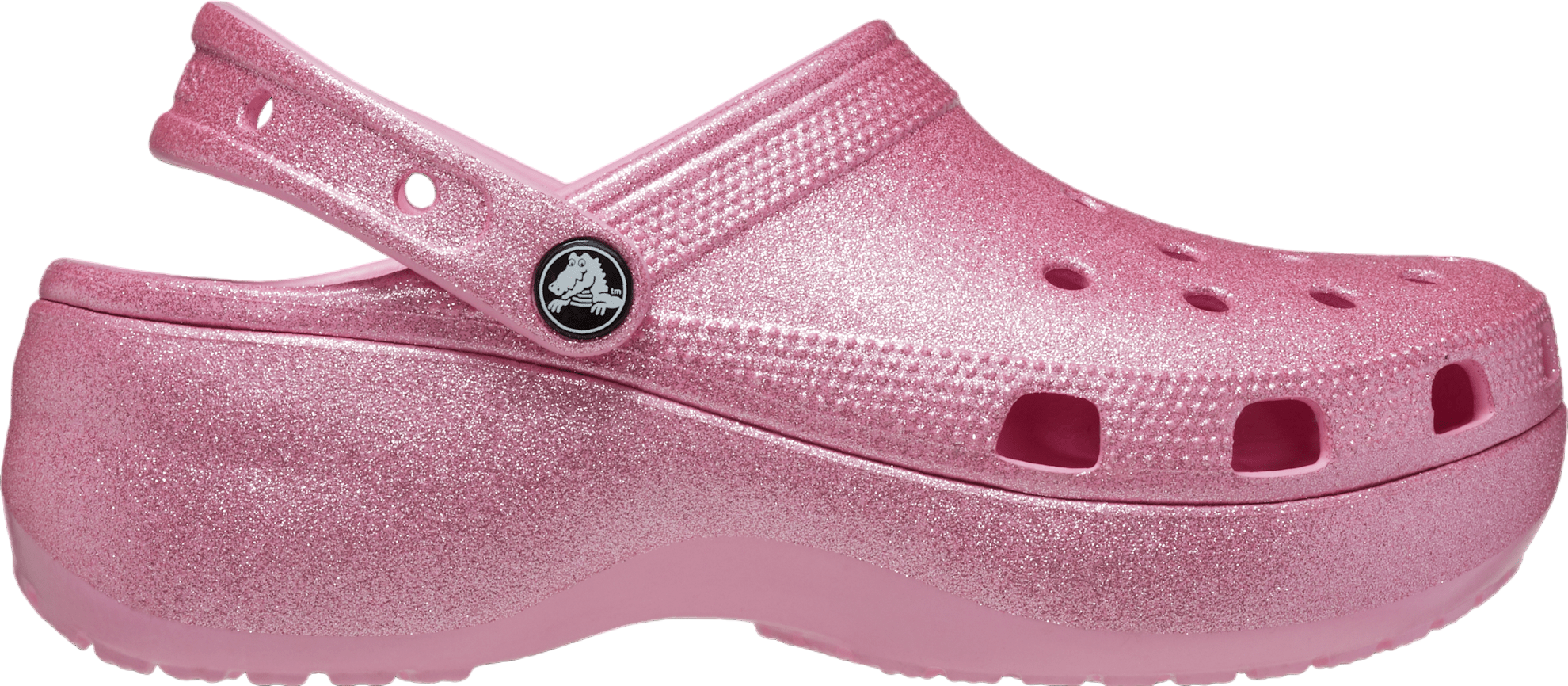 Crocs Classic Platform Glitter Clog WMNS Pink Tweed