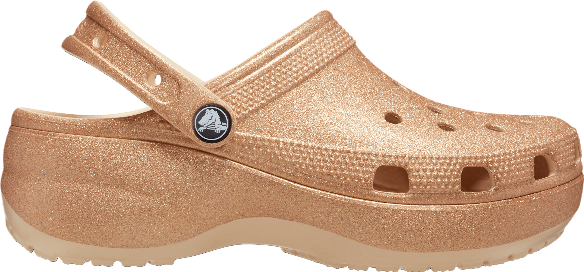 Crocs Classic Platform Glitter Clog WMNS Shitake