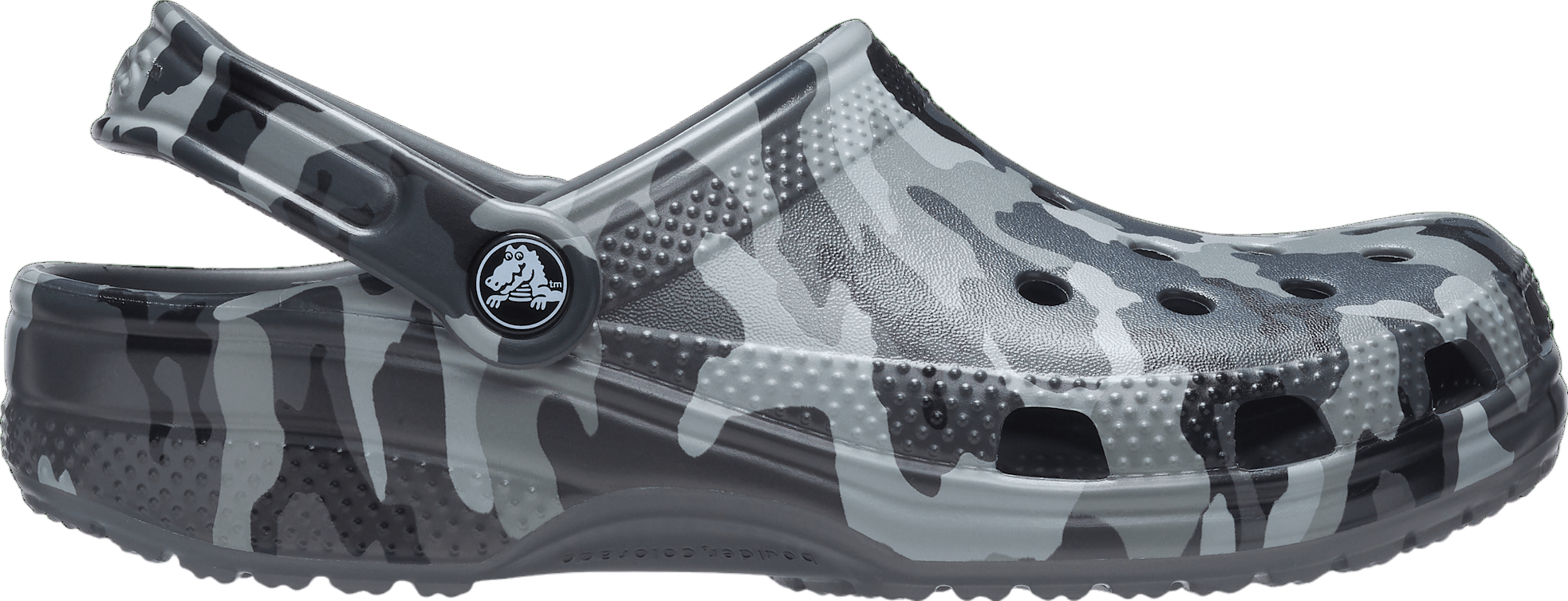Classic printed camo clog (Blue Grey/Multi) size 8 BAPE x Crocs Classic Clog “ABC Camo” in the blue colorway  main image 2