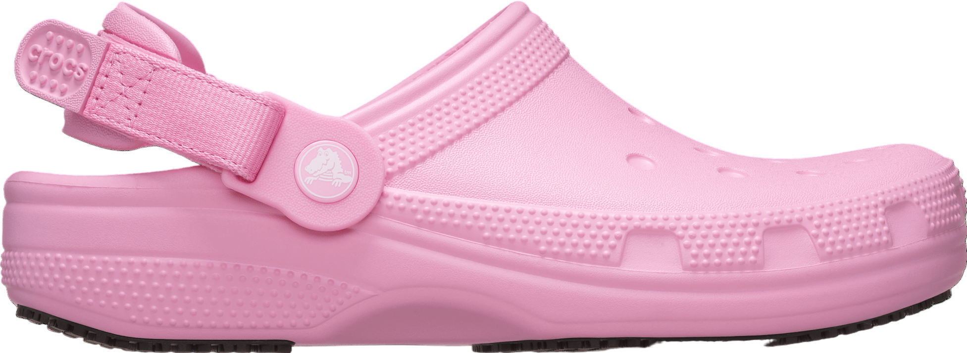 Crocs Classic Slip Resistant Work Clog Pink Tweed