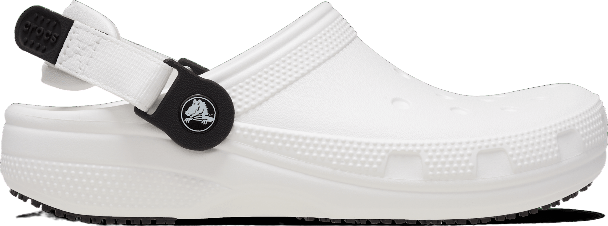 Crocs Classic Slip Resistant Work Clog White