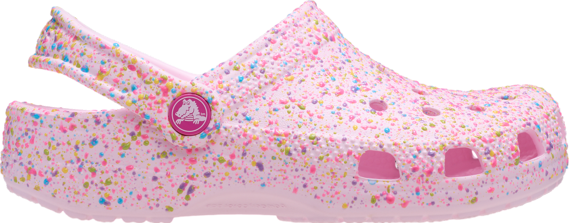 Crocs Classic Splatter Paint Clog GS Pink Milk - Oct 2024