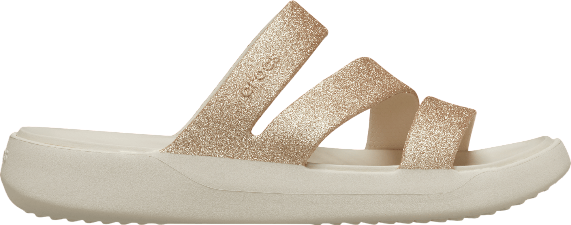 Crocs Getaway Glitter Strappy WMNS Stucco - Jul 2024