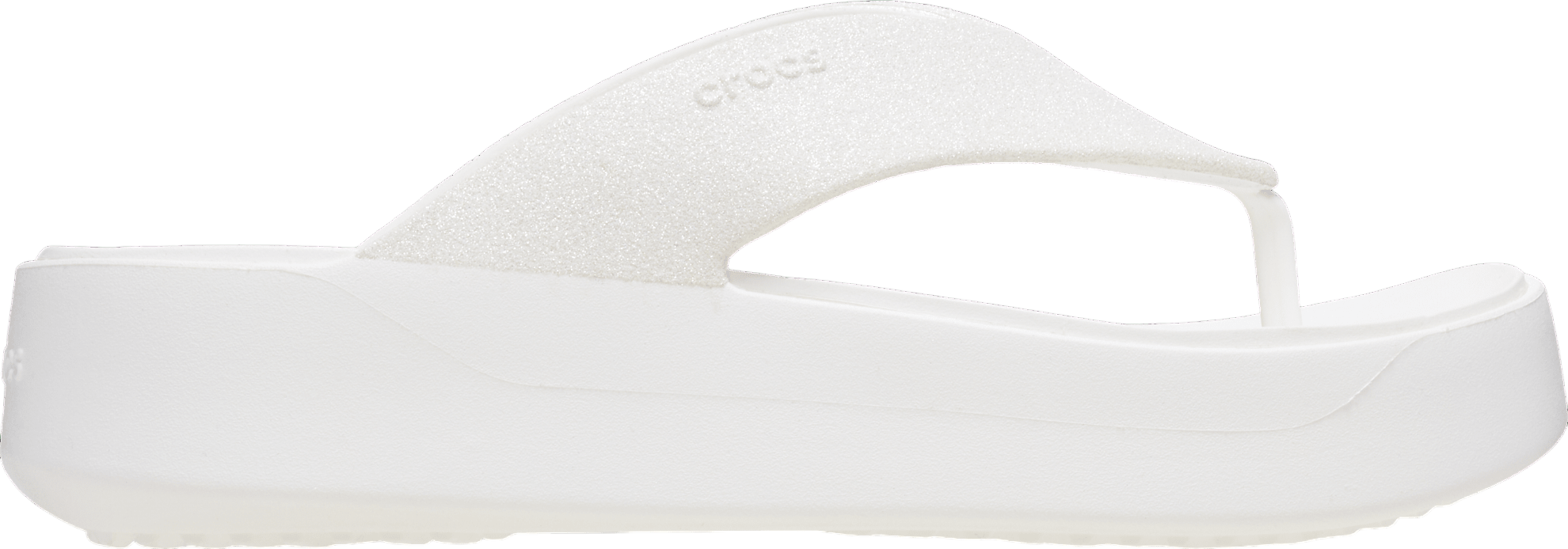 Crocs Getaway Platform Glitter Flip WMNS White