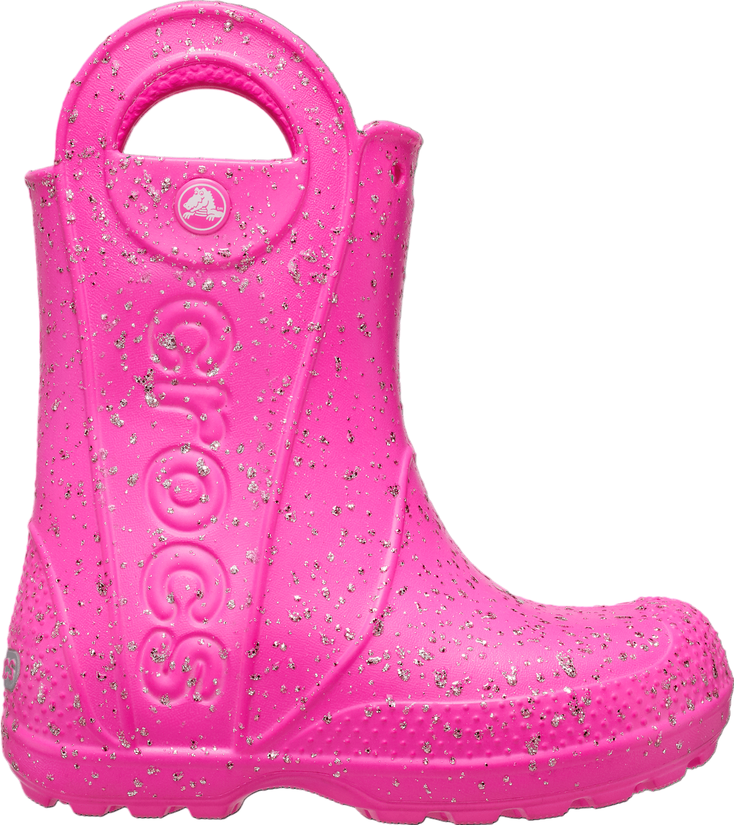 Crocs Handle It Glitter Rain GS Pink Crush