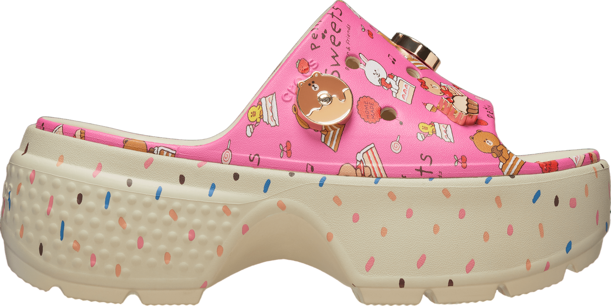 Crocs Line Friends Stomp Slide Bone